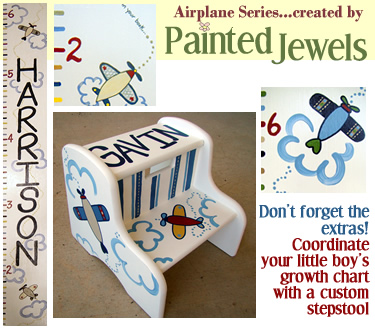 click for information on the Painted Jewels Airplane Series growth chart!