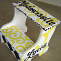 Squiggles & Diamonds ... Stepstools from Painted Jewels ... click to enlarge